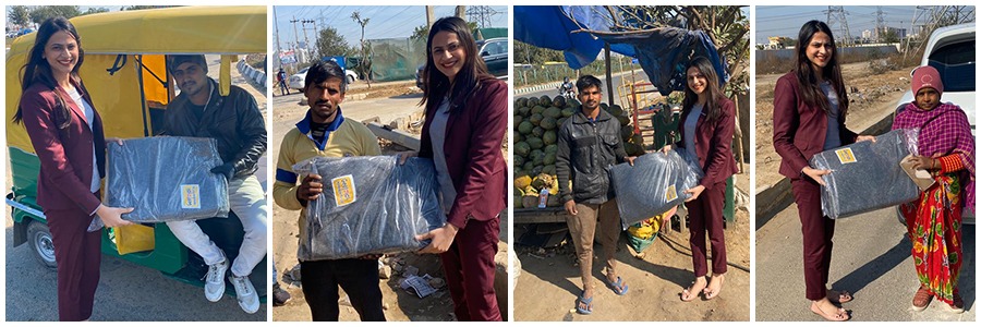 Geetanjali Homestate – Blanket Distribution