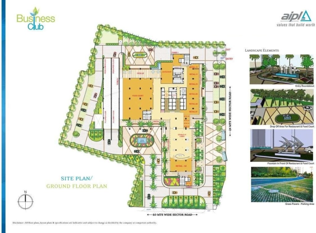 AIPL Business Club Site Plan 