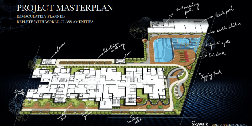 M3M Sky Walk Siteplan 